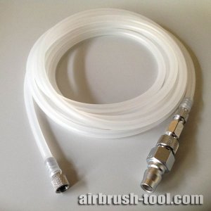 Photo1: Silicon tube hose【S-S】1〜5m + Connection bracket (S-S joint screw, S-L change screw, coupler plug)