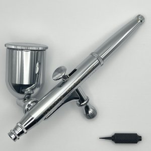 Photo1: HP-74D (Simple packaging)＜With nozzle mounting driver＞【Special price to compete with Chinese OEM airbrushes】