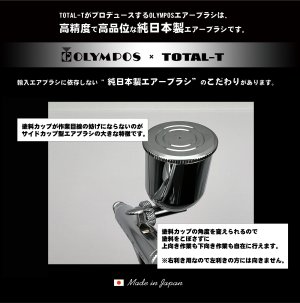 Photo2: HP-74D (Simple packaging)＜With nozzle mounting driver＞【Special price to compete with Chinese OEM airbrushes】