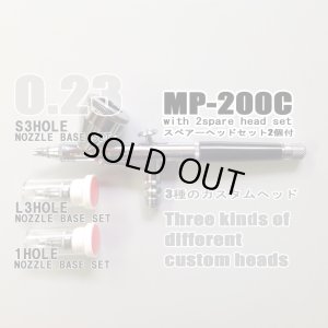 Photo1: MP-200C  (S3 HOLE)　with 2spare (L3・1 HOLE）head set　（Simple packaging) 