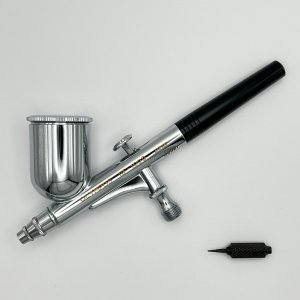 Photo: 【Reasonable】HP-100D(Latter term model)　(Simple packaging)＜With nozzle mounting driver＞【Special price to compete with Chinese OEM airbrushes】
